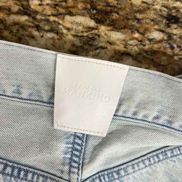 7 For All Mankind Ballon Tab Pant Isadora Light Wash Jeans Size 26 - Picture 4 of 12